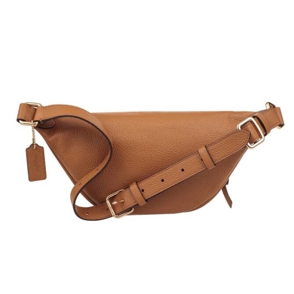 🥰HP🥰 COACH Belt Bag / Fanny Pack Light Saddle - Picture 5 of 10
